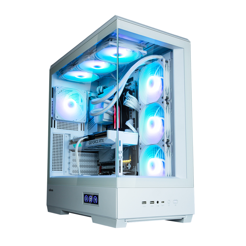 CAJA ZALMAN P50 DS ATX 4 XVENT 120MM ARGB 2XUSB 3-0 BLANCO S-N FUENTE CAJA ZALMAN P50 DS ATX 4 XVENT 120MM ARGB 2XUSB 3-0 BLANCO S-N FUENTE