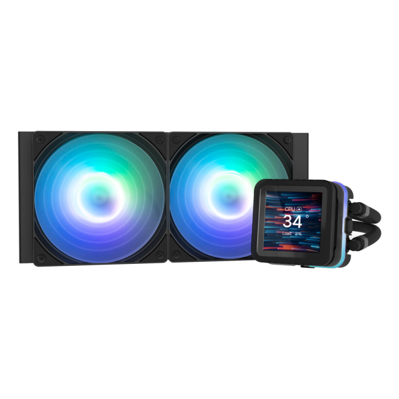 REFRIGERACION LIQUIDA CPU ZALMAN ALPHA2 DS A24 ARGB 240MM NEGRO