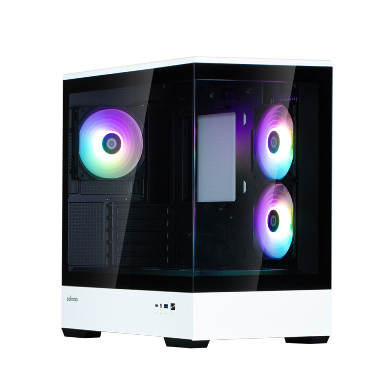 CAJA ZALMAN P30 MATX 3 X VENT 120MM ARGB 2XUSB 3-0 NEGRO S-N FUENTE