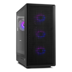 CAJA NOX SEMITORRE MESH INFINITY IOTA ARGB NEGRO USB 3-0
