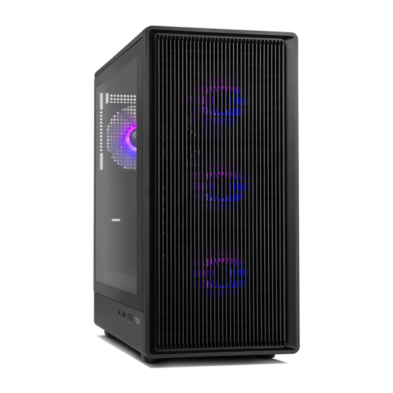 CAJA NOX SEMITORRE MESH INFINITY IOTA ARGB NEGRO USB 3-0