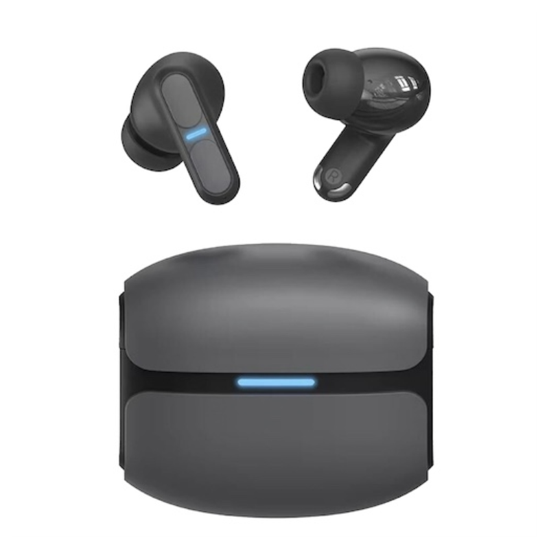 Auriculares Bluetooth Leotec TWS Gaming Nebula Fit con estuche de carga- Autonomía 7-5h- Negros