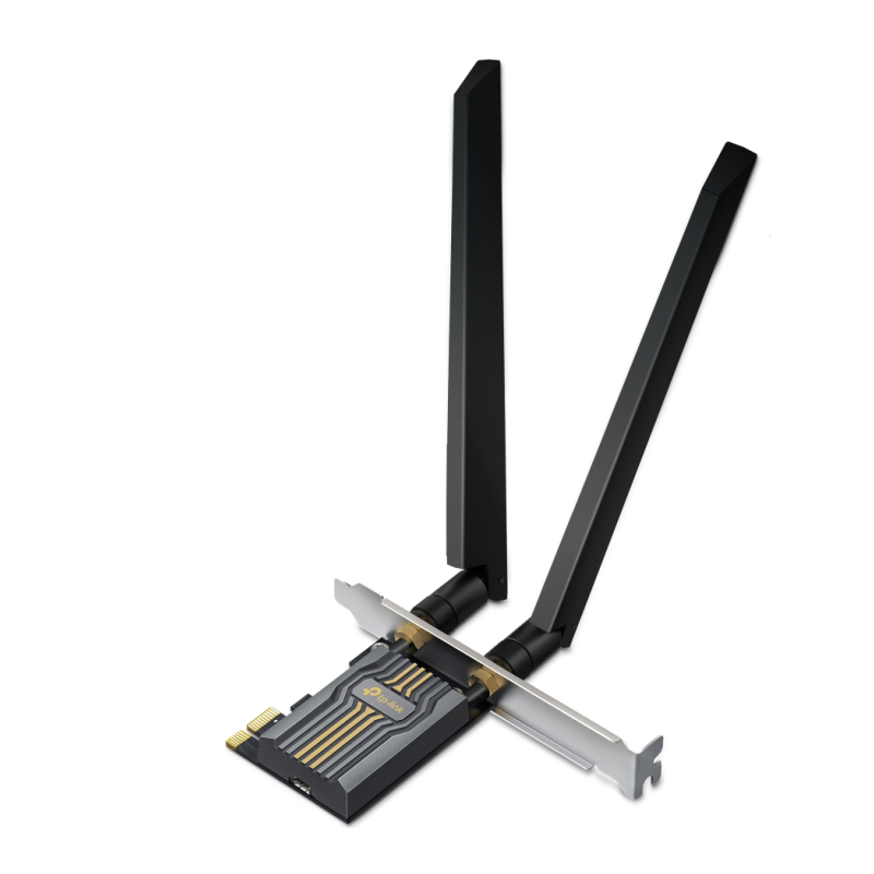 Tarjeta de Red Inalámbrica-PCI Express TP-Link Archer TBE400E- WiFi 7- 6500Mbps- 2-4-5GHz-6GHz