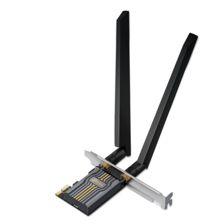 Tarjeta de Red Inalámbrica-PCI Express TP-Link Archer TBE400E- WiFi 7- 6500Mbps- 2-4-5GHz-6GHz