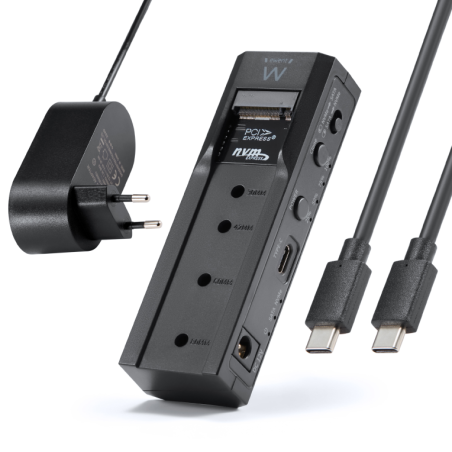 EWENT CLONADOR DUAL BAY HDD-NVME M2 SSD CLONE CON 2-5" AND 3-5" SATA