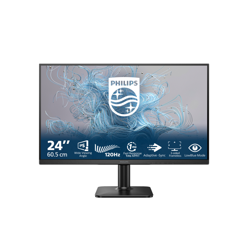 Monitor Profesional Philips 24E2N1110 23-8"- Full HD- Negro
