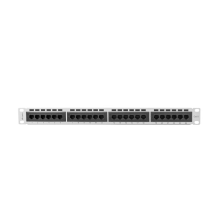 PATCH PANEL LANBERG CAT-6 UTP 24 PUERTOS 1U RACK 19" GRIS
