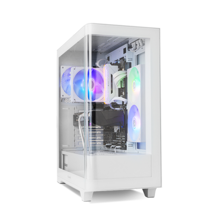 CAJA NOX HUMMER ETHER ATX SEMITORRE CRISTAL CURVO BLANCO