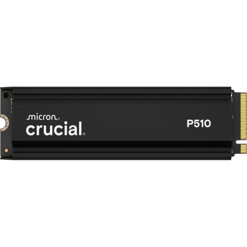 CRUCIAL P510 1TB NVME SSD W-HEATSINK