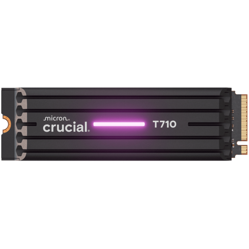 CRUCIAL 2TB T710 SSD WITH HEATSINK CRUCIAL 2TB T710 SSD WITH HEATSINK