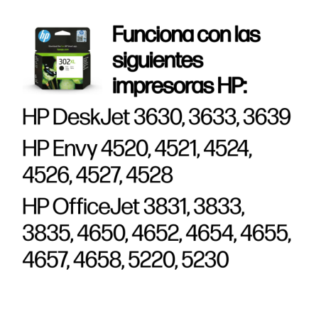 TINTA HP 302XL NEGRO