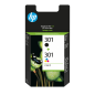 TINTA HP 301 PACK AHORRO NEGRO TRICOLOR