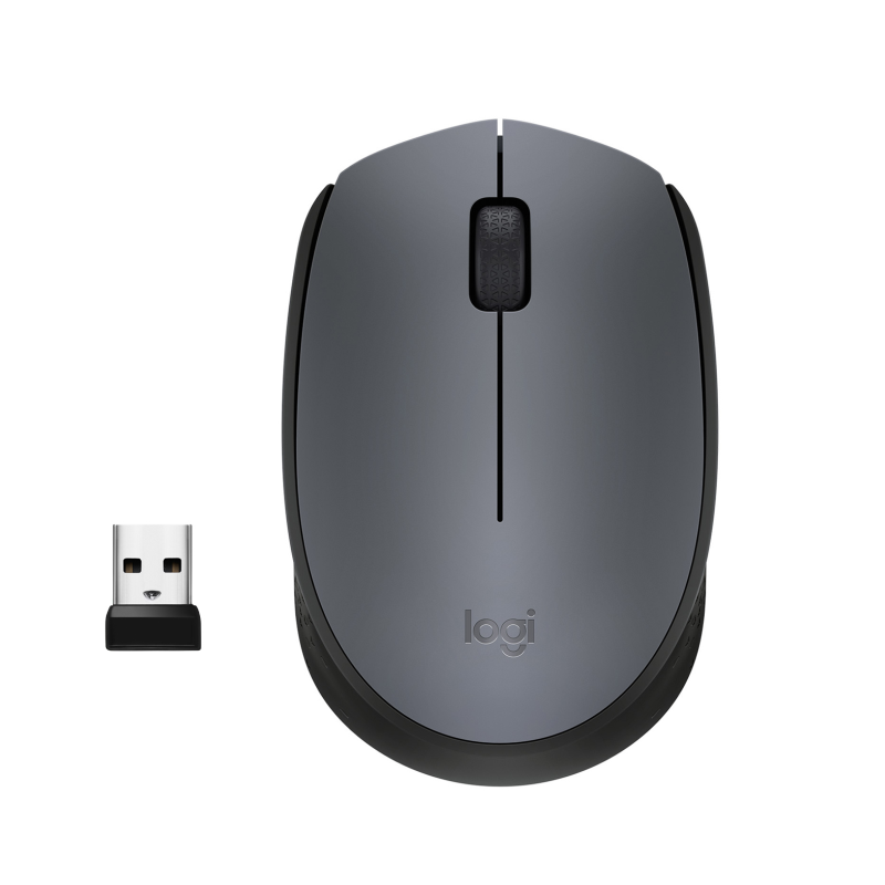 RATON LOGITECH M170 NEGRO GRIS RF INALAMBRICO PILAS