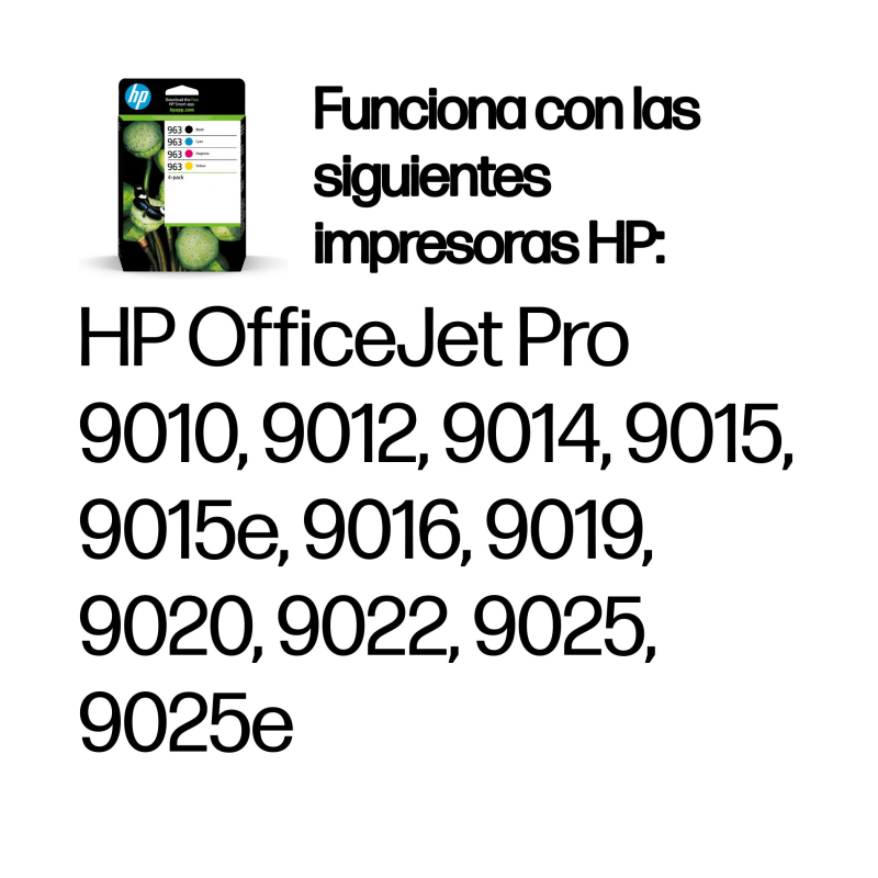TINTA HP 963 PACK AHORRO NEGRO CIAN MAGENTA AMARILLO TINTA HP 963 PACK AHORRO NEGRO CIAN MAGENTA AMARILLO