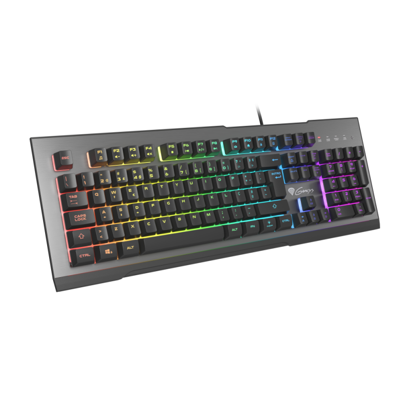 TECLADO GAMING GENESIS RHOD 500 PT USB RETROILUMINADO MECANICO ALUMINIO