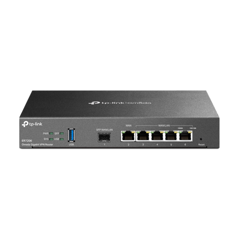 ROUTER TP LINK OMADA TL-ER7206 - 1x1G WAN, 2x1G WANLAN, 1xSFP WAN