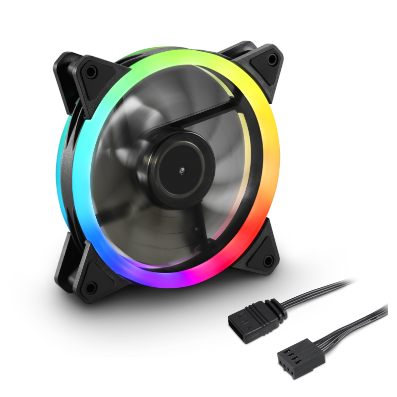 VENTILADOR CAJA SHARKOON SHARK BLADES FAN 120X120X 25,5 MM PWM RGB VENTILADOR CAJA SHARKOON SHARK BLADES FAN 120X120X 25,5 MM PWM RGB