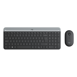 Teclado y Ratón Inalámbricos Logitech Slim Combo MK470