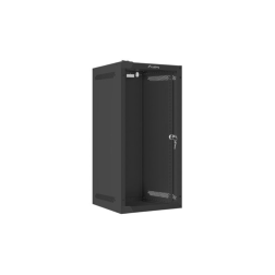 ARMARIO LANBERG MURAL RACK 10" 12U-280X310 FLAT PACK NEGRO PUERTA CRISTAL