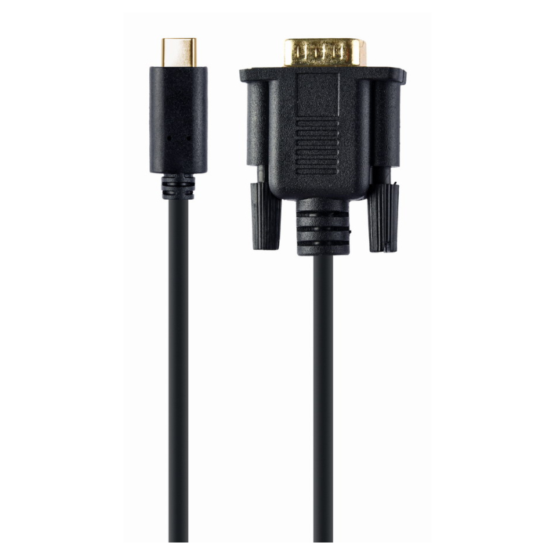 ADAPTADOR USB C A VGA M 2 M NEGRO BLISTER