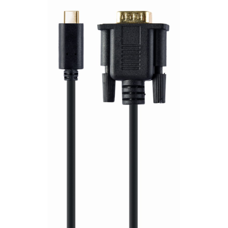 ADAPTADOR USB C A VGA M 2 M NEGRO BLISTER