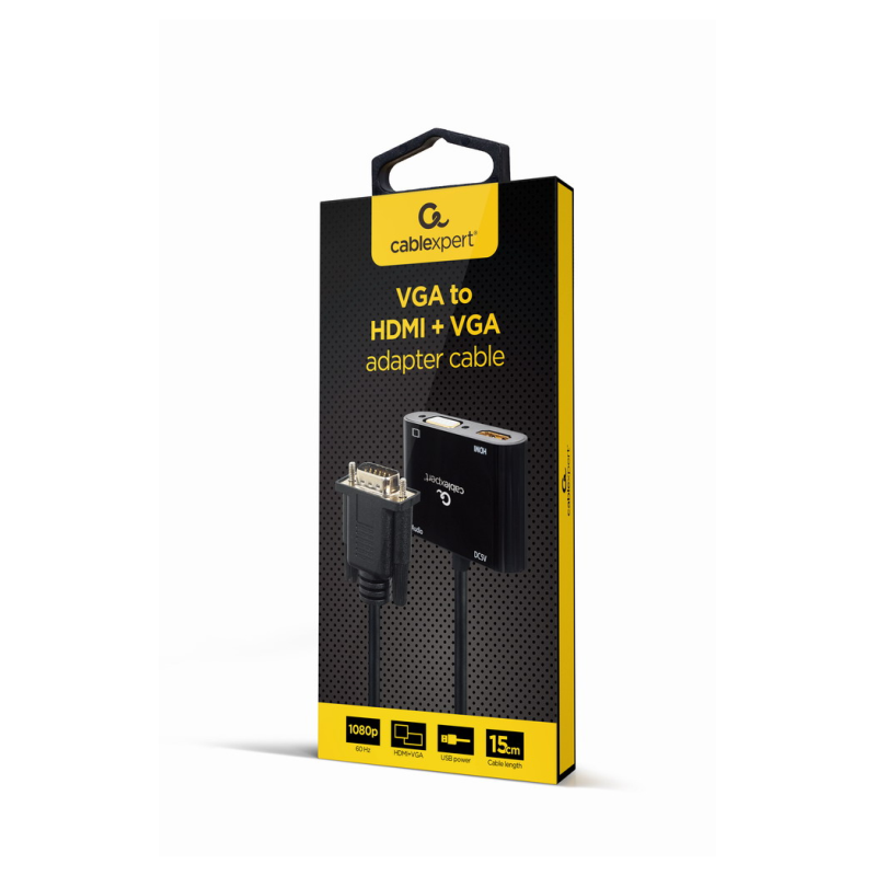 CABLE ADAPTADOR VGA A HDMI VGA 0 15 M NEGRO