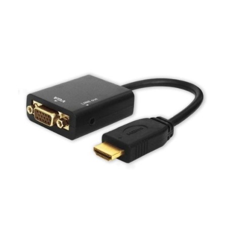 ADAPTADOR HDMI (M) A VGA (H) CON AUDIO SAVIO CL-23