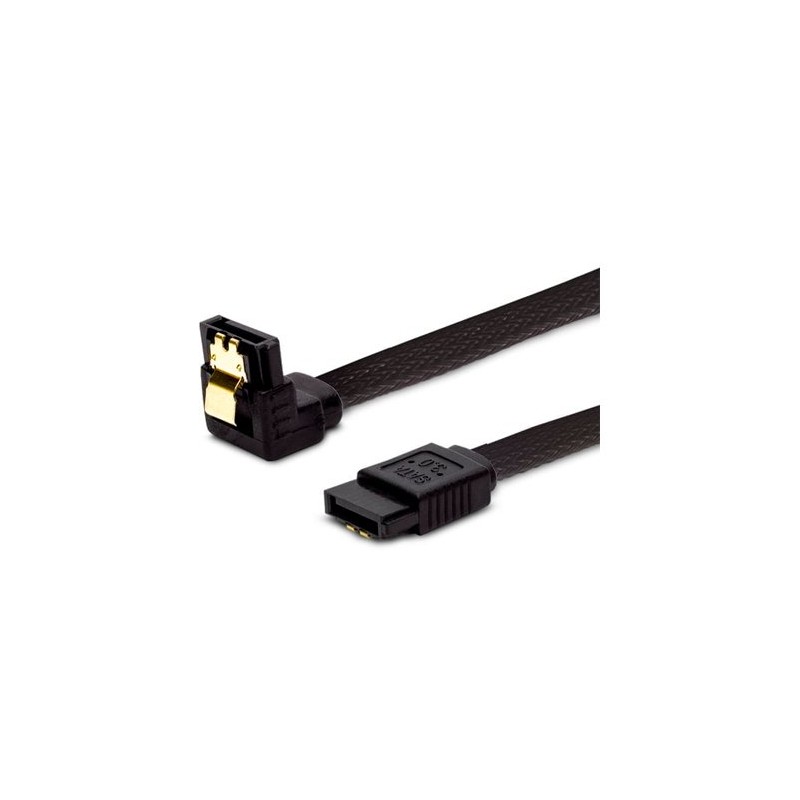 CABLE SATA ANGULAR SAVIO GAK-04 BLACK