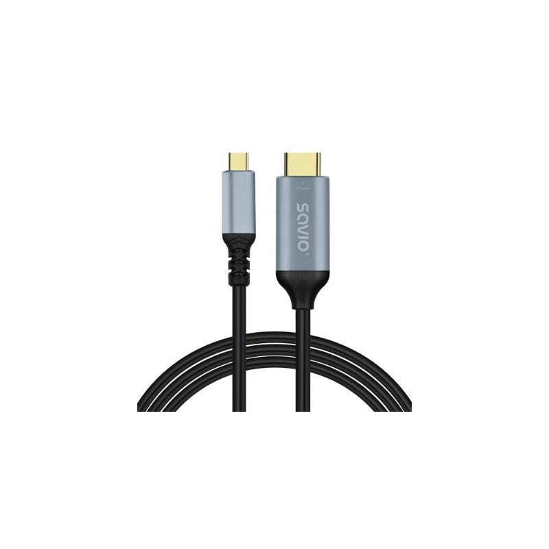 CABLE USB-C a HDMI SAVIO 2-0B CL-184