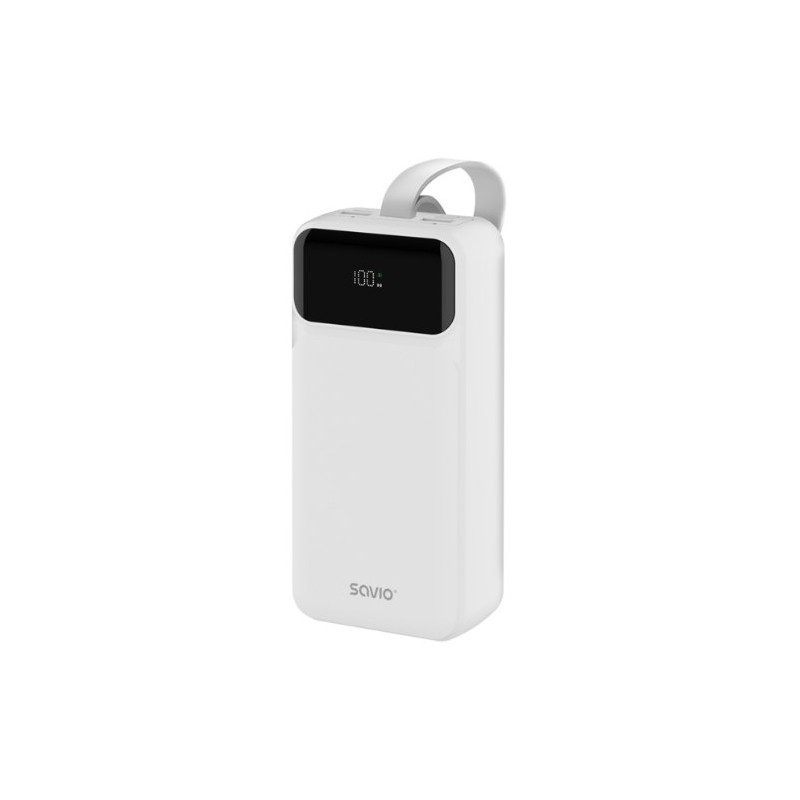 POWERBANK SAVIO 30000MAH BA-11 WHITE POWERBANK SAVIO 30000MAH BA-11 WHITE