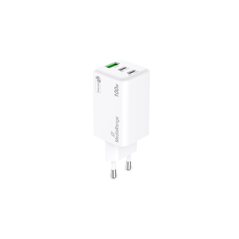CARGADOR MEDIARANGE TRIPLE USB-A U USB-C 100W