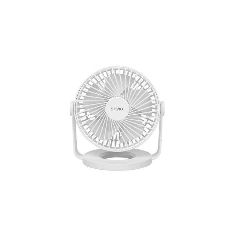 VENTILADOR ESCRITORIO USB SAVIO AD-01 WHITE