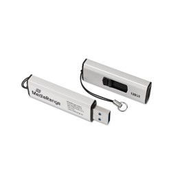PENDRIVE 128GB USB 3-2 MEDIARANGE SILVER-BLACK