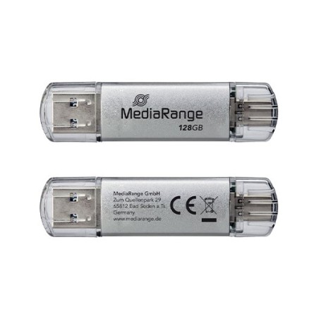 PENDRIVE COMBO 128GB USB 3-2 MEDIARANGE HIGH P-