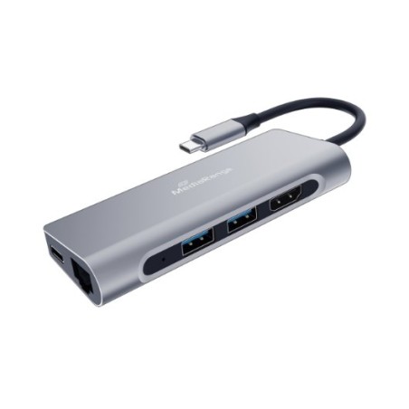 HUB MEDIARANGE USB-C 7EN1