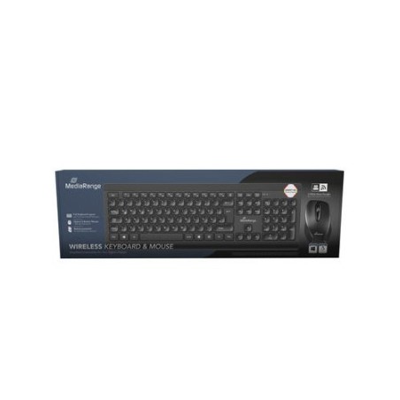 TECLADO + RATON WIRELESS MEDIARANGE MROS104 ES