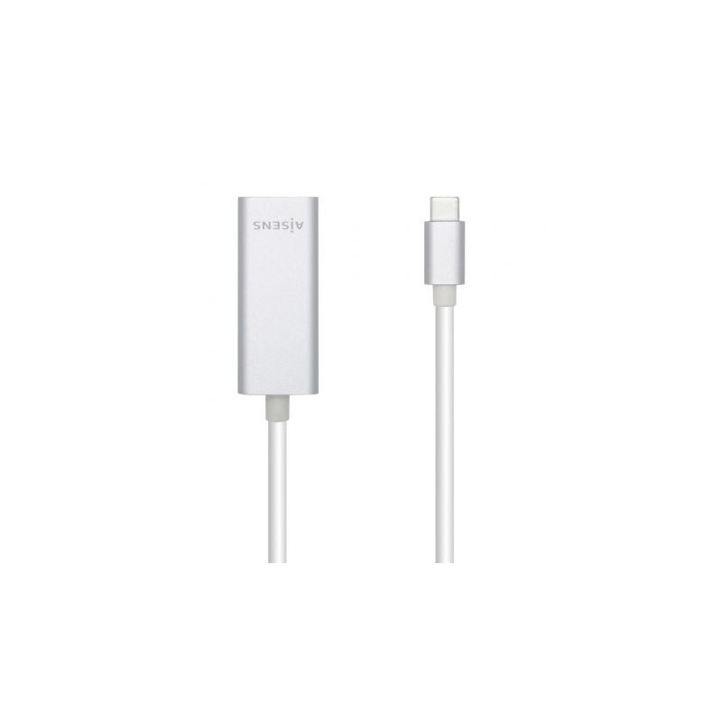 Adaptador USB Tipo-C - RJ45 Aisens A109-0505- 1000Mbps
