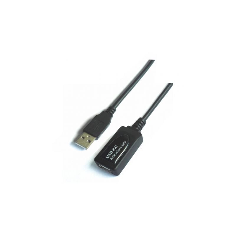 Cable Alargador USB 2-0 Aisens A101-0020- USB Macho - USB Hembra- Hasta 2-5W- 60Mbps- 15m- Negro Cable Alargador USB 2-0 Aisens A101-0020- USB Macho - USB Hembra- Hasta 2-5W- 60Mbps- 15m- Negro
