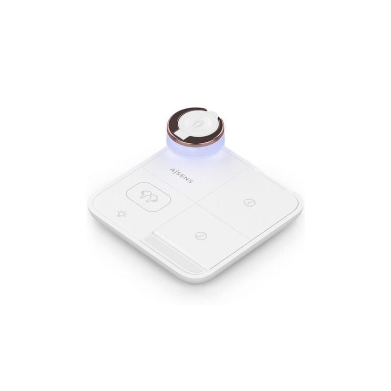 Base de carga Inalámbrica Aisens ASCH-15W4WC061-W- 15W- Blanco