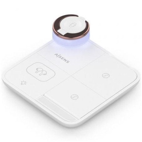 Base de carga Inalámbrica Aisens ASCH-15W4WC061-W- 15W- Blanco