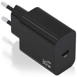 CARGADOR AISENS GAN 30W 1XUSB-C PD3-0 NEGRO