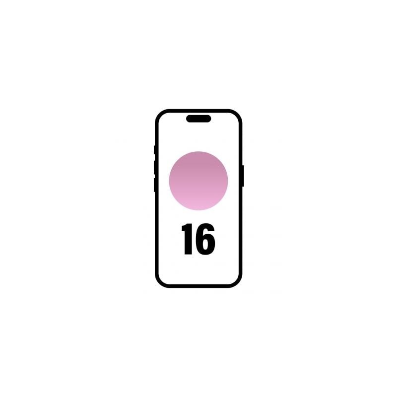 Smartphone Apple iPhone 16 128GB- 6-1"- 5G- Rosa