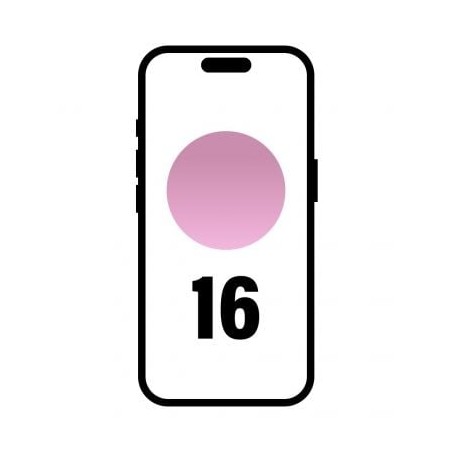 Smartphone Apple iPhone 16 128GB- 6-1"- 5G- Rosa
