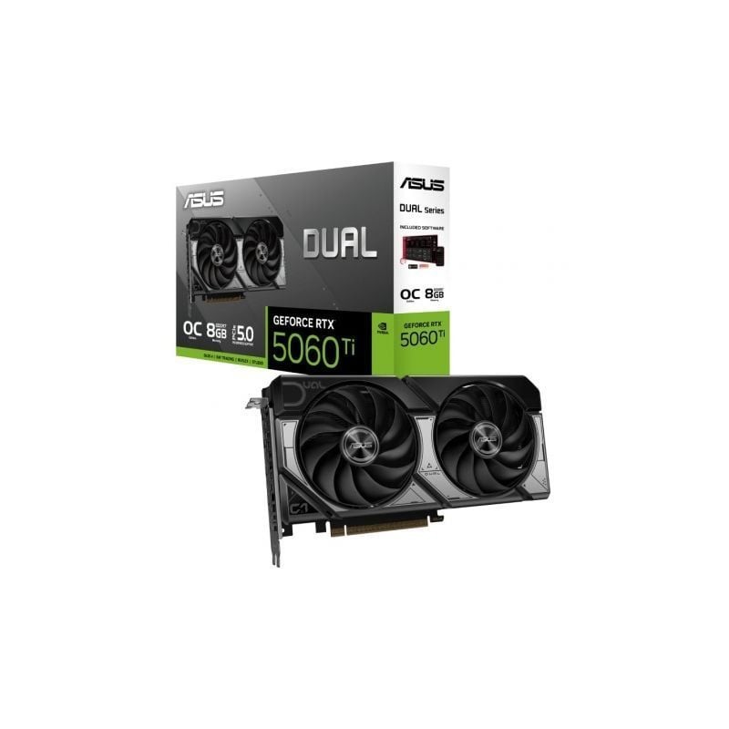 Tarjeta Gráfica Asus Dual GeForce RTX 5060 Ti OC- 8GB GDDR7