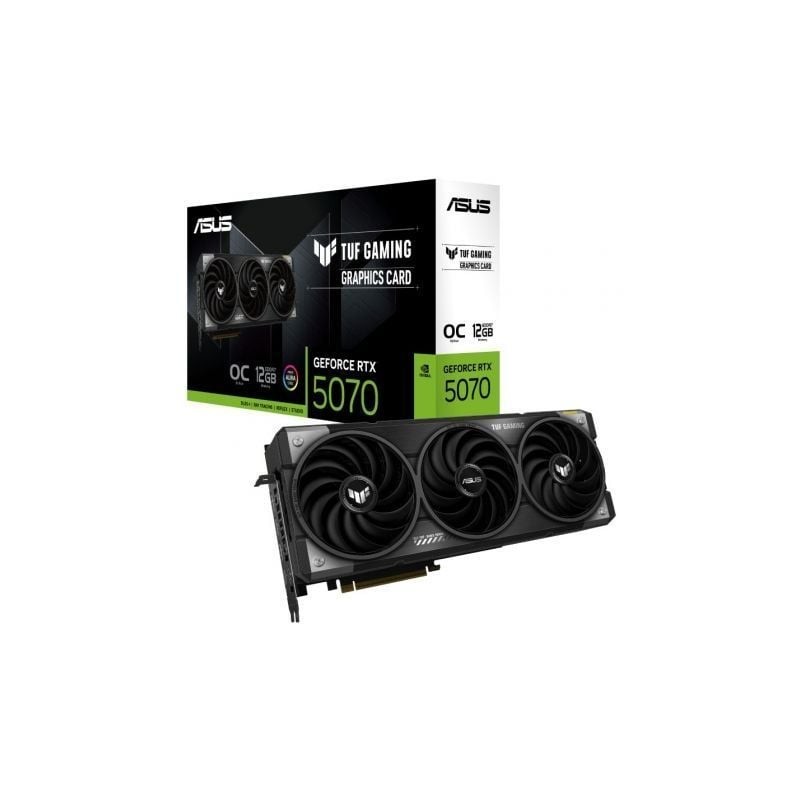 Tarjeta Gráfica Asus TUF Gaming GeForce RTX 5070 OC Edition- 12GB GDDR7