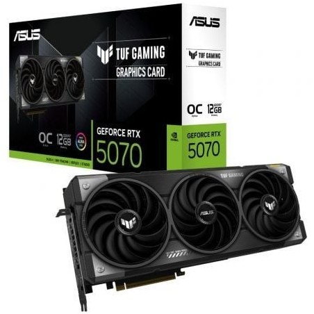 Tarjeta Gráfica Asus TUF Gaming GeForce RTX 5070 OC Edition- 12GB GDDR7
