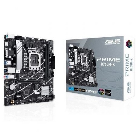 Placa Base Asus PRIME B760M-K Socket 1700- DDR5- PCIe 4-0- Micro ATX
