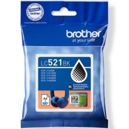 Cartucho de Tinta Original Brother LC521BK- Negro