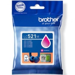 Cartucho de Tinta Original Brother LC521M- Magenta