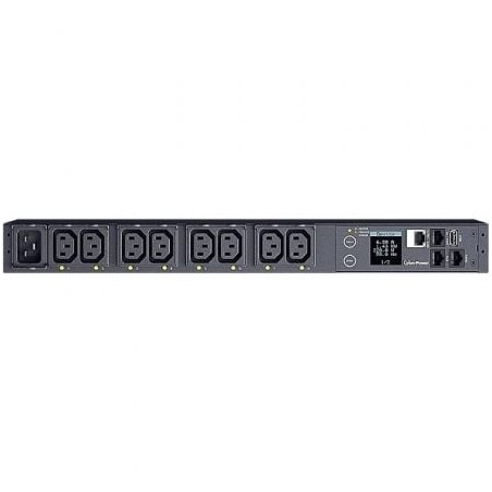 Unidad de Distribución para Alimentación Cyberpower PDU41005- 16A- 8x IEC C13- Formato Rack 1U